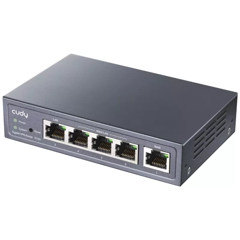Cudy router VPN multi-WAN Gigabit router cablato Fast Ethernet, Gigabit Ethernet grigio