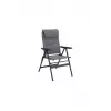 Sedia da campeggio Outwell Kenai a 4 gambe, carico massimo 120 kg, grigio