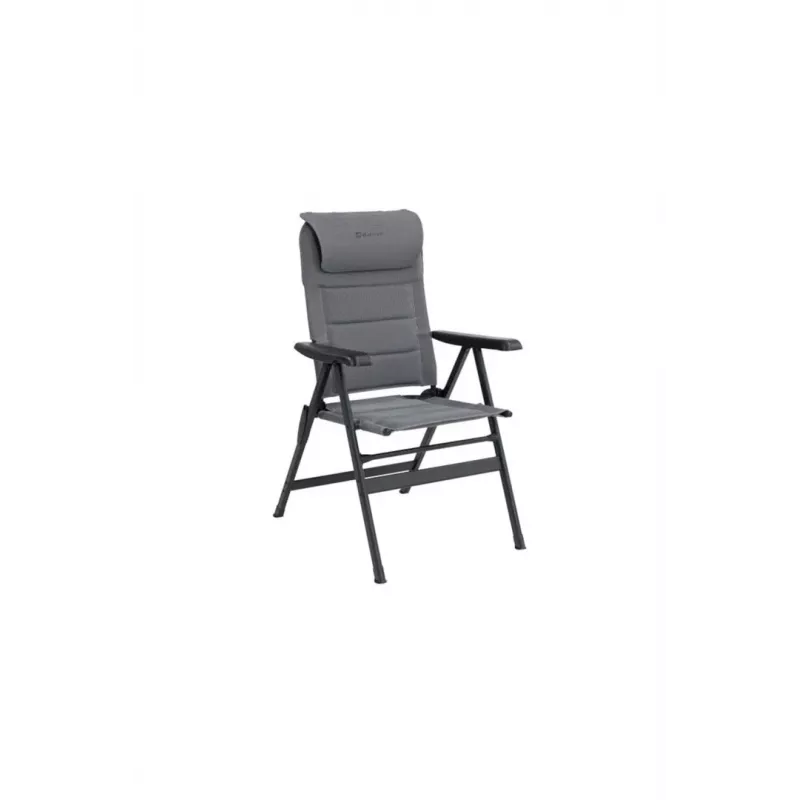 Sedia da campeggio Outwell Kenai a 4 gambe, carico massimo 120 kg, grigio