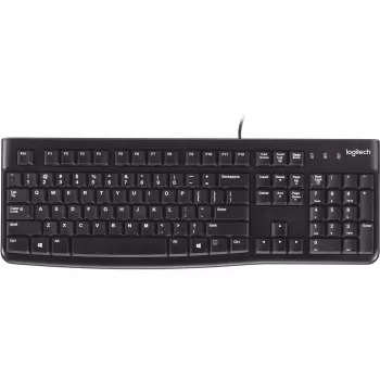 Logitech K120 tastiera USB QWERTY spagnola nera (920-002499)