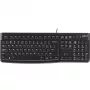 Logitech K120 tastiera USB QWERTY spagnola nera (920-002499)