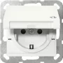 Presa Schuko GIRA System 55, bianca, IP44, 220–250 V, 50/60 Hz, profondità 32 mm