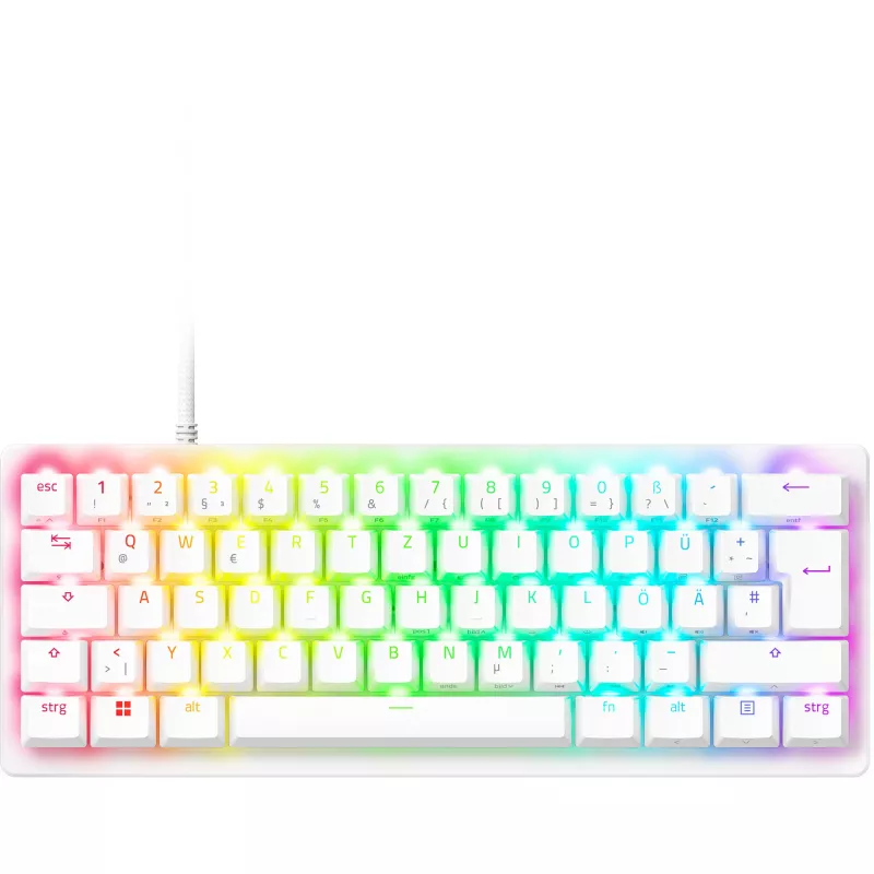 Razer Huntsman V3 Pro Mini - bianco - layout tedesco P - tastiera - ottica (RZ03-04992000-R3G1)