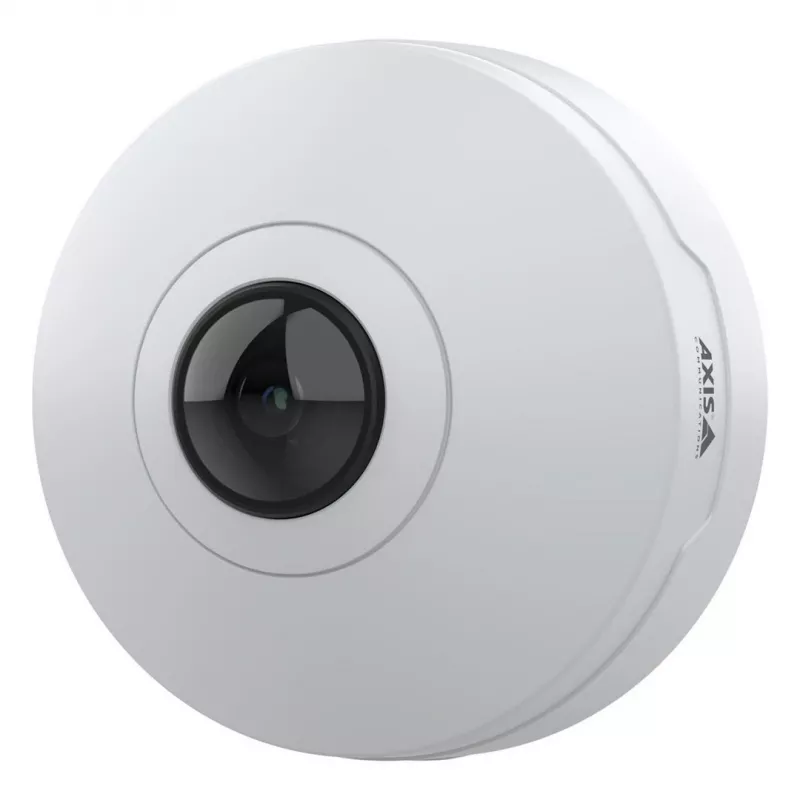 Axis M4327-P 02636-001 telecamera IP panoramica mini dome per interni, 6 MP, fisheye 180/360°, soffitto/parete, bianca