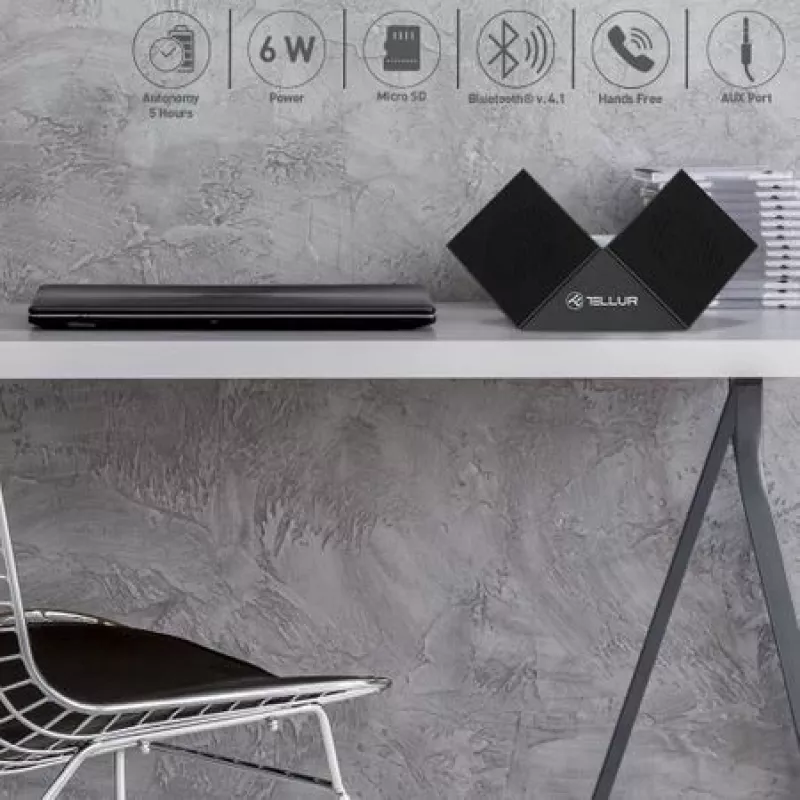 Altoparlante portatile Tellur altoparlante Bluetooth Nyx nero