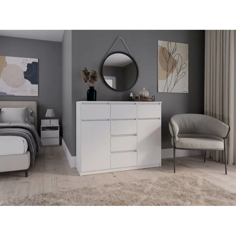 MALWA 2D6S comodino bianco