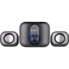 Diffusori desktop 2.1 DEFENDER V13 — 11 W RMS (6 W satelliti, 5 W subwoofer), alimentazione USB, ingresso 3,5 mm, nero