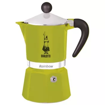 Bialetti Rainbow 0,06 L alluminio termoplastica verde macchina per caffè