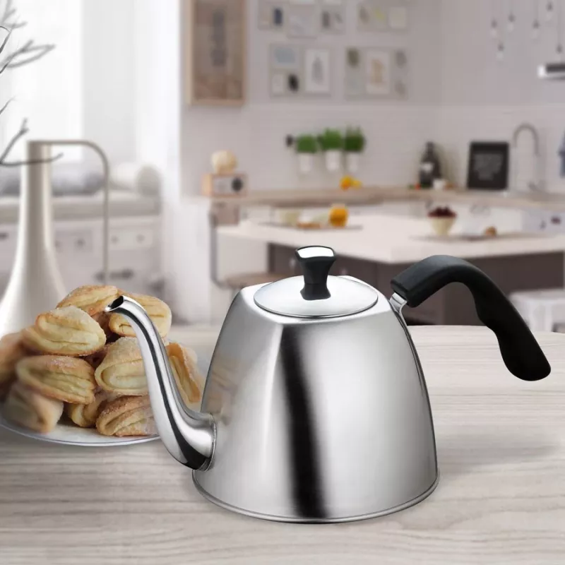 Maestro MR-1333-Tea teiera per tè ed erbe, 1,1 L, acciaio inox