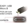 DeLOCK cavo EASY-USB 2.0 Type-A maschio su Micro-B maschio angolare 5 m nero