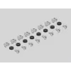 Delock - cassetto per rack - nero - 1U - 48,3 cm (19