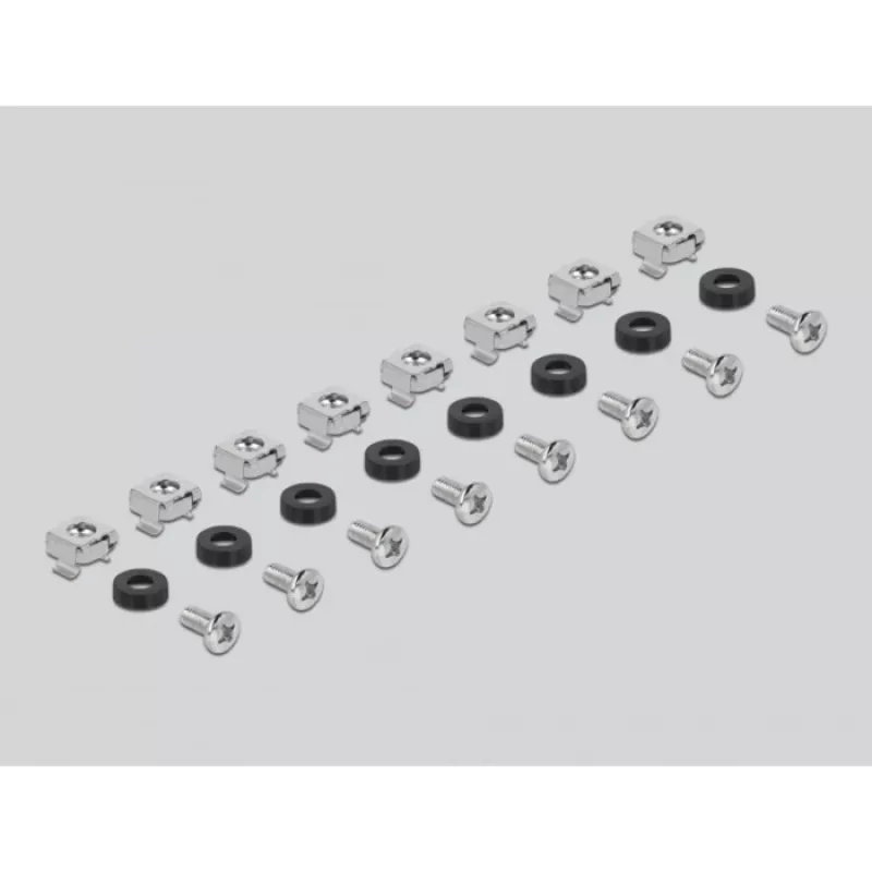 Delock - cassetto per rack - nero - 1U - 48,3 cm (19