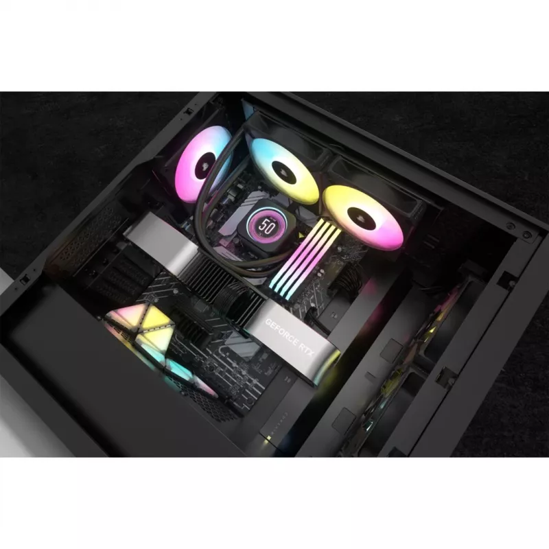 Corsair CW-9060074-WW sistema di raffreddamento per computer dissipatore liquido all-in-one 12 cm nero 1 pezzo
