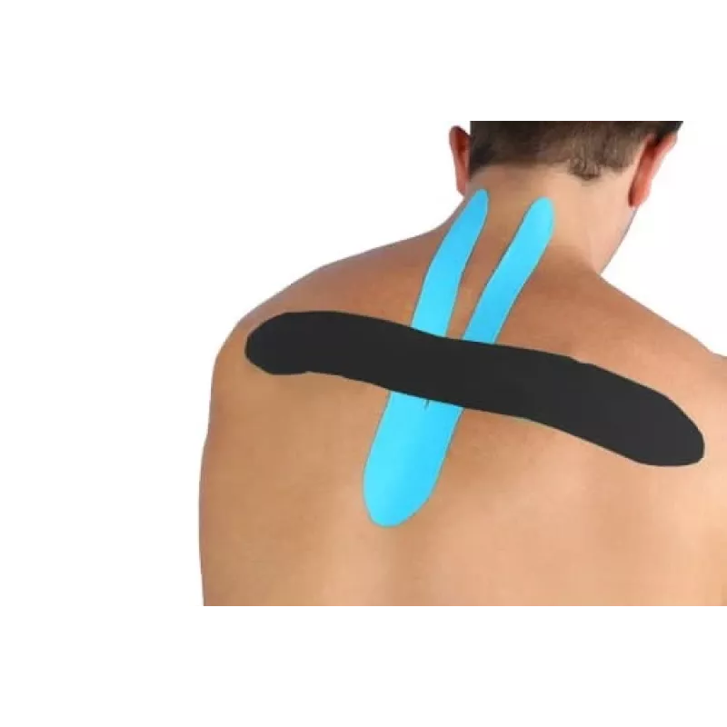 Tape kinesiologico, blu