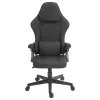 Sedia da gaming Deltaco DC130 Soft Woven Mesh nera (GAM-180)