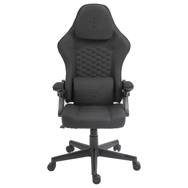 Sedia da gaming Deltaco DC130 Soft Woven Mesh nera (GAM-180)