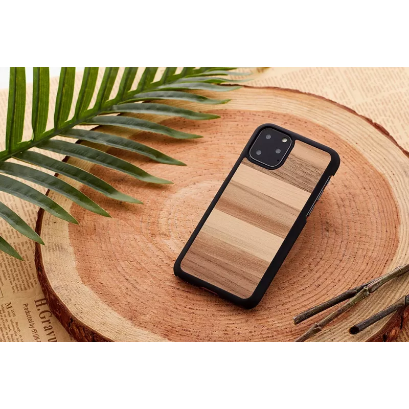 Custodia per smartphone Man and Wood per iPhone 11 Pro Max — nero