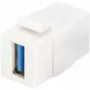 DIGITUS Professional DN-93404 - Inserto modulare - USB 3.0 Type-A - bianco puro, RAL 9003 (DN-93404)