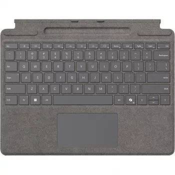 Tastiera Microsoft Surface Pro QWERTZ tedesca Platinum touchpad