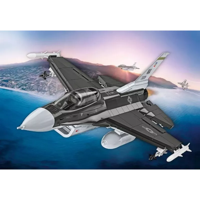 Kit di costruzione Cobi F-16D Fighting Falcon, 436 pezzi, scala non indicata