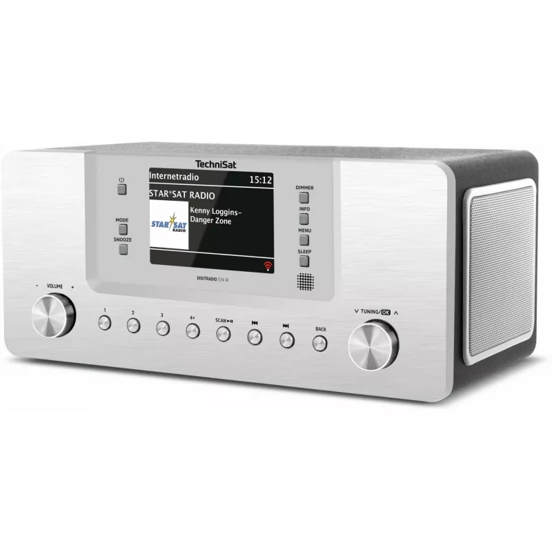 TechniSat DigitRadio 574 IR - sistema audio - 2 x 5 Watt - argento (0001/2951)