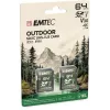 Memoria flash Emtec 64GB UHS-I U3 V30 Outdoor ECMSD64GXCU3ORP