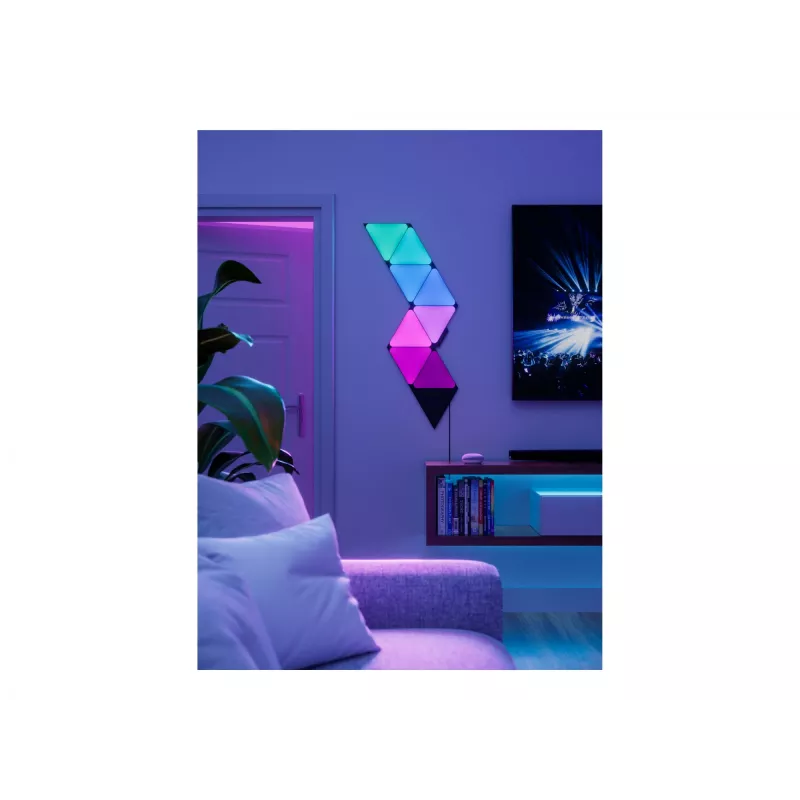 Smart Panel Nanoleaf NL47-0101TW-3PK Wi-Fi nero 3 pezzi