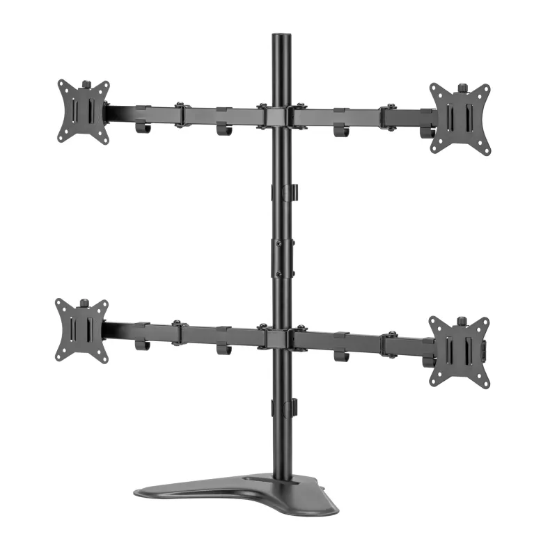 Supporto LCD SBOX LCD-F048-2 per display 17–32 pollici, supporta 4×9 kg, VESA 100×100