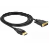DeLOCK - cavo video - Single Link - DisplayPort (M) a DVI-D (M) - DisplayPort 1,2a - 2,0m - passivo - nero (85313)