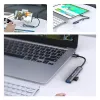Hub USB QOLTEC 53792, USB-C 3.1 a 4 porte (USB 3.0 x1, USB 2.0 x3)