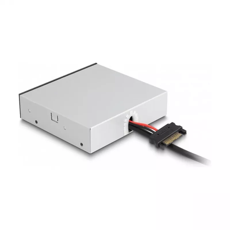 DeLOCK 64208 Hub USB pin-header 19 pin 5000 Mbit/s nero grigio