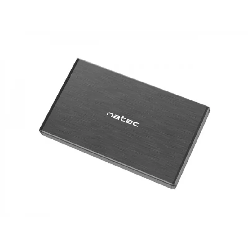 NATEC RHINO GO case USB 3.0 per HDD/SSD SATA 2,5'', nero alluminio