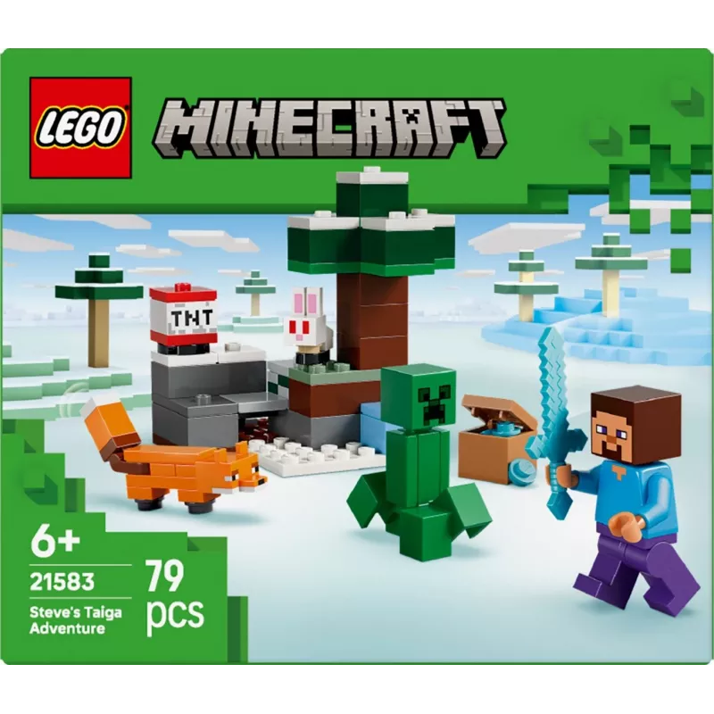 LEGO MINECRAFT 21583 L'avventura nella taiga di Steve