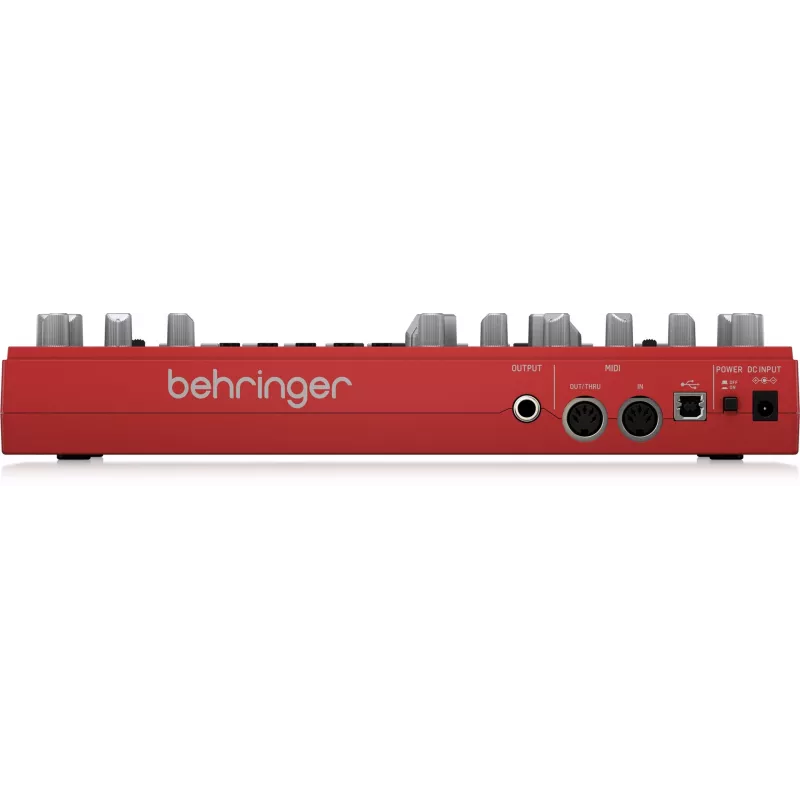Sintetizzatore analogico Behringer TD-3-RD rosso 9V DC