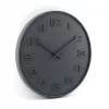 NeXtime 3096GS - orologio da parete - orologio al quarzo - rotondo - grigio - legno - adulti