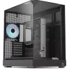 Case per PC APNX V2 con tre pannelli in vetro temperato, nero