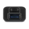 Hub USB 3.2 Gen 1 (3.1 Gen 1) DELOCK 4 porte con host Type-A + Type-C (5000 Mbit/s) nero/trasparente