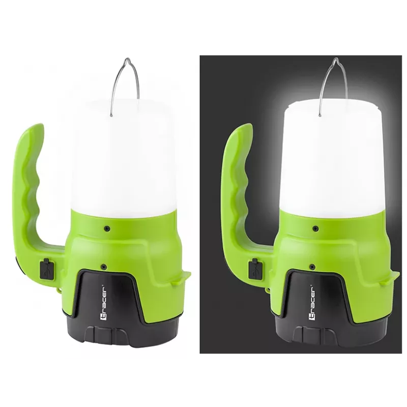 Torcia TRACER TRAOSW46895 con batteria ricaricabile 1200mAh, faretto portatile