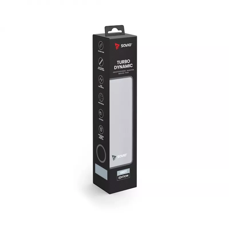 Savio Turbo Dynamic L - Grey Edition tappetino per mouse gaming