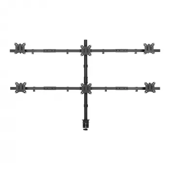 Supporto LCD SBOX LCD-352/6-2 per display 17–32 pollici, 7×7 kg, VESA 100×100