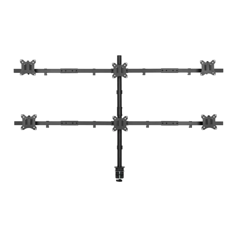 Supporto LCD SBOX LCD-352/6-2 per display 17–32 pollici, 7×7 kg, VESA 100×100