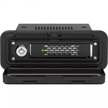 ICY DOCK - ToughArmor - EX MB601V4KW-B - case telaio estraibile per 1 SSD NVMe U.2/U.3 da 2.5 in versione robusta con pannello frontale idrorepellente