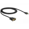 Adattatore cavo video DeLOCK 85582 1 m HDMI Type-A DVI-D nero