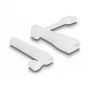 DeLOCK tappo parapolvere per connettore maschio USB Type-A e connettore maschio Apple Lightning, set 2 pezzi bianco