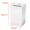 Distruggidocumenti HSM Pure 940, 165 l, 3,9x40 mm