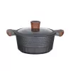 Pentola Resto Kitchenware Capella 2,6 L rotonda nero legno
