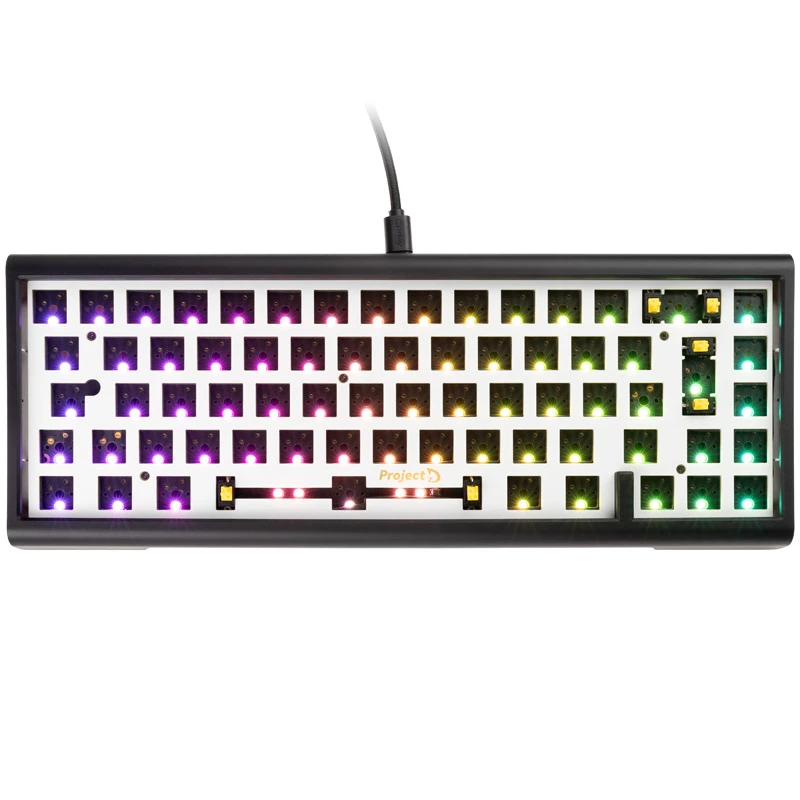 Tastiera barebone gaming Ducky Tinker 65 USB tedesco nero