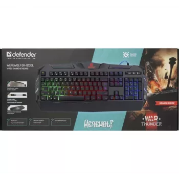 Tastiera gaming Defender WEREWOLF GK-120DL