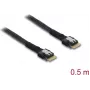 DELOCK cavo PCIe 4.0 slim SAS SFF-8654 4i 0,5 m