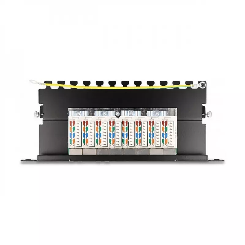Patch panel DeLOCK 10 pollici 8 porte Cat.6A 1U nero
